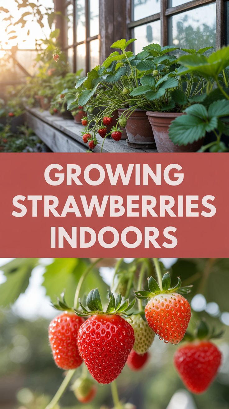 Growing strawberries indoors