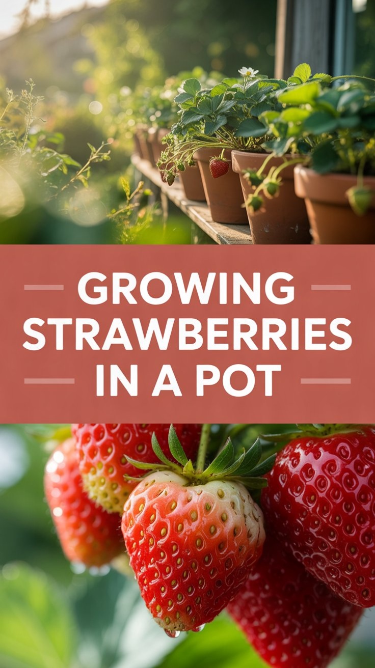 Growing strawberries