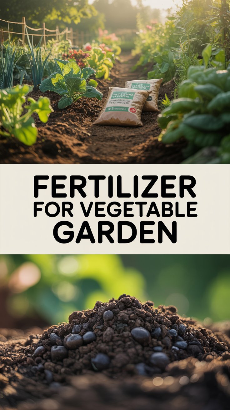 Fertilizer for vegetable garden