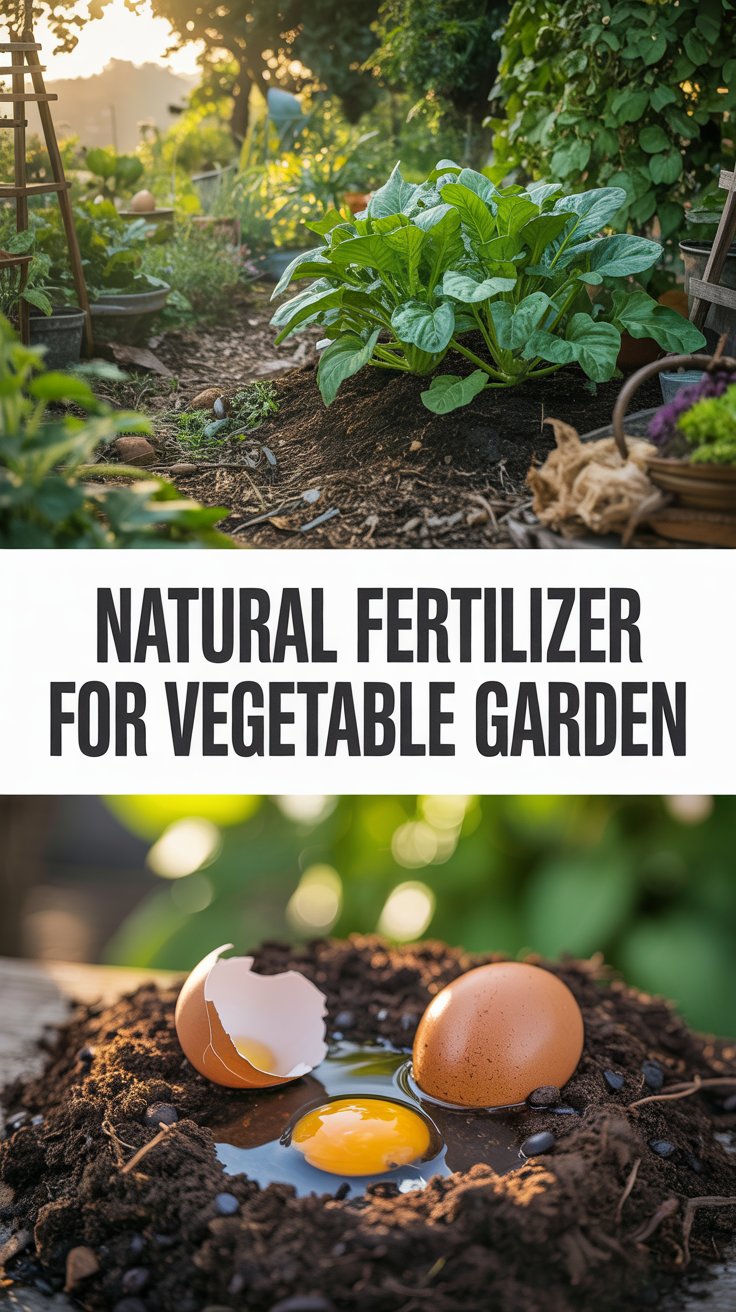 Natural fertilizer for vegetable garden