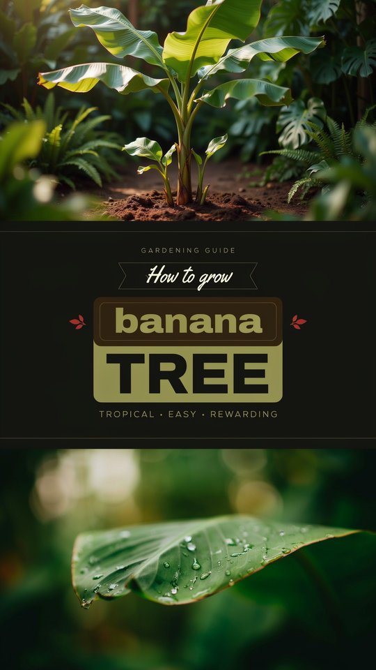 How to grow banana tree