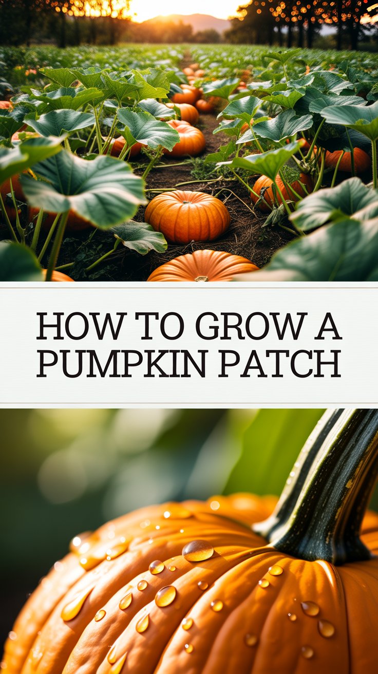 How to Grow a Pumpkin Patch