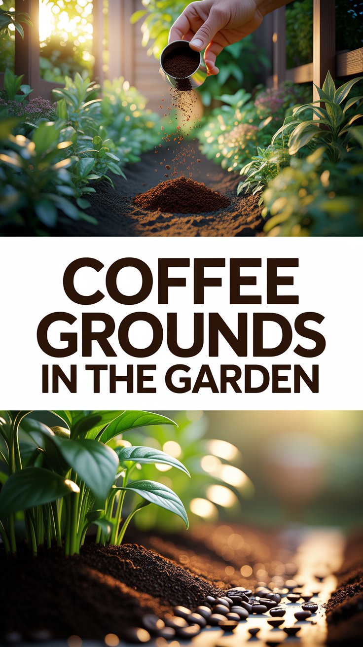 Coffee Grounds in the Garden